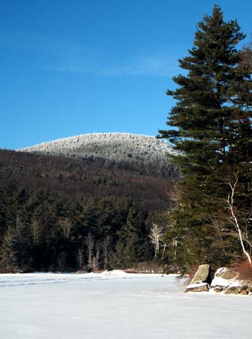 New Hampshire Lake in Winter