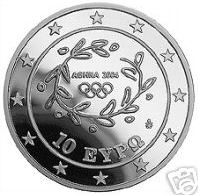 [1 Milliarde dieser schnen 10-Euro-Mnzen kosteten 
den griechische Steuerzahler die Olympischen Spiele von Athen]