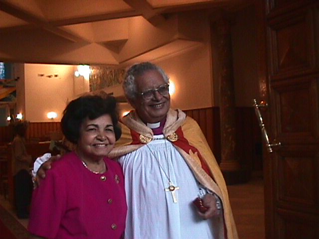 Bishop Ghais and Mrs. Fawzia