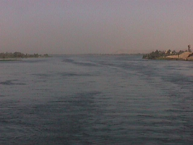 Looking down the Nile