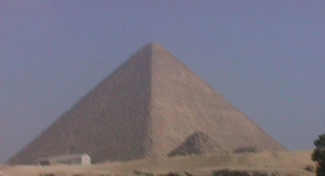 The pyramids at Giza.