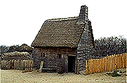 Allerton house in Plymouth Plantation