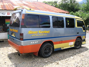 inter-city minibus