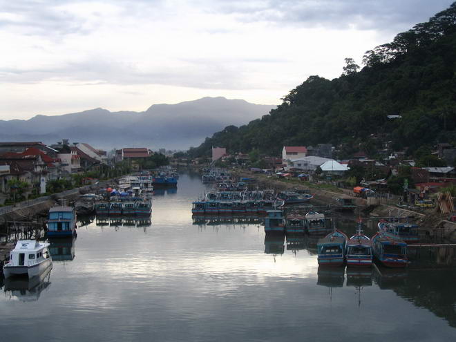 View from Pandang bridge