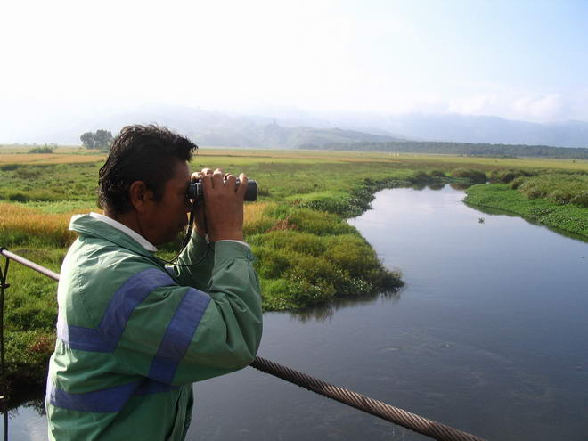 Pak Subandi at Sungei Sangir