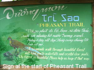 trail sign