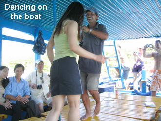 dance on boat