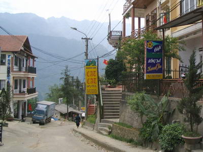 outside hotel