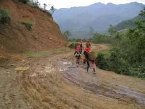 muddy trail