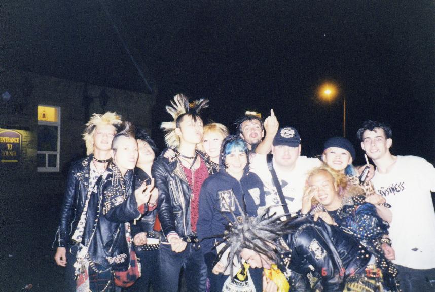 Japanese punkers, and friends plus Biff