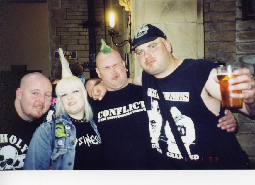 Rics gf, Rick and me...and someone on the far left