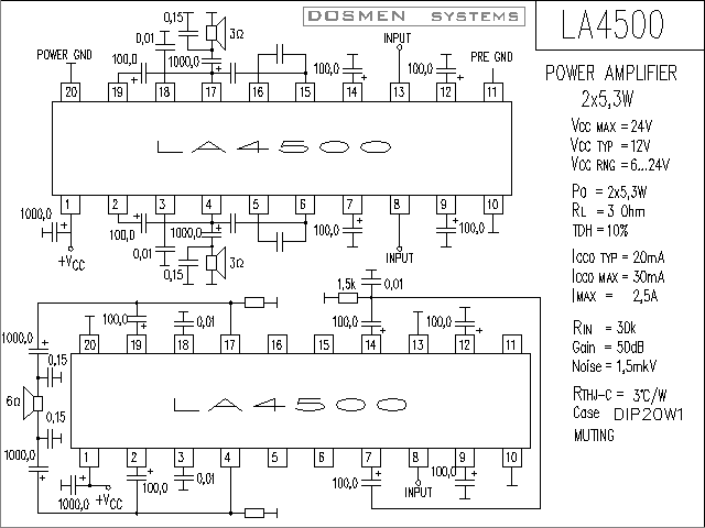 Dosmen systems - LA 4500
