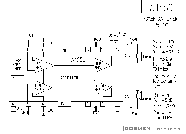 Dosmen systems - LA 4550