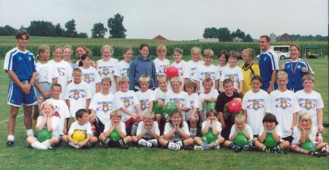 British Soccer Camp campers