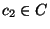 $c_2\in C$