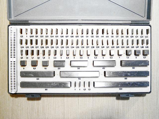 Comprehensive Set of Gauge Blocks