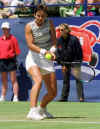 Quarterfinal against Lindsay Davenport(21281 bytes)
