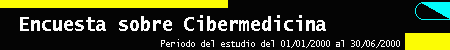 ENCUESTA SOBRE CIBERMEDICINA