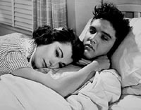 Elvis and Judy Tyler in Jailhouse Rock