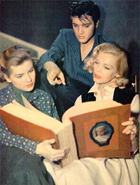 lizabeth Scott with Elvis and Dolores Hart
