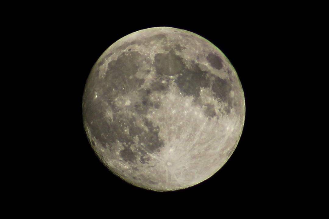 close up photo of the moon