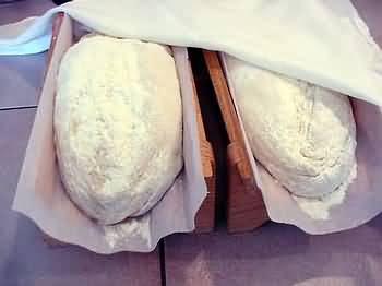 Proofing the loaves