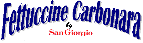 Fettuccine Carbonara
