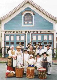 Federal Blues Armory and some members featured in Yankee Magazine
