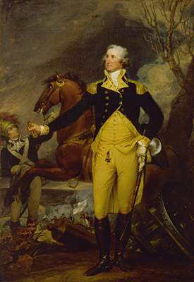 [Trumbull, Washington vor der Schlacht bei Trenton 1787, Kopie 1792]