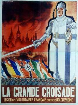 [La grande croisade contre le bolchevisme (der groe Kreuzzug gegen den Bolschewismus), Plakat von 1942]
