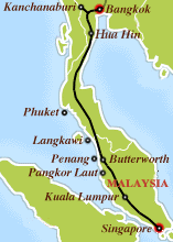 [Bahnlinie Singapur - Bankgkok heute]