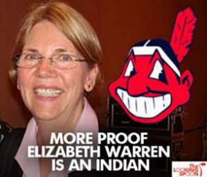 [Elizabeth Warren is an Indian]