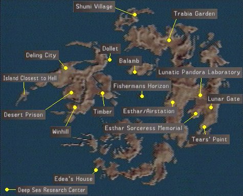 Final Fantasy 8 Map