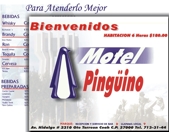 Menú p/cuarto sMotel PInguino