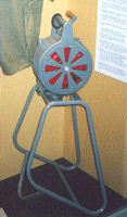 Secomak siren - note tubular legs.