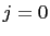 $ j=0$