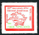 1999, Universal Postal Union, 60, mint.