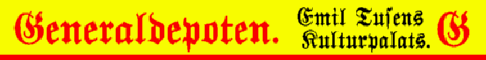 Generaldepoten  Emil Tusens Kulturpalats.
