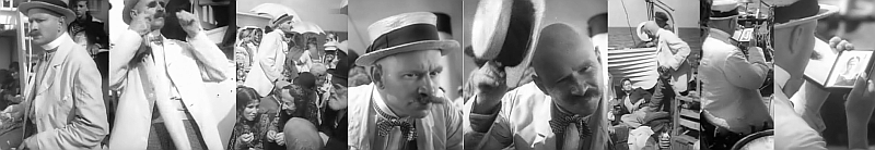 bild av Polisspion i filmen Ett vitt och ensamt segel (Sovjetunionen 1937)