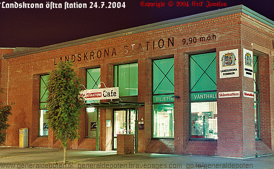 bild av Landskrona östra station 24.7.2004