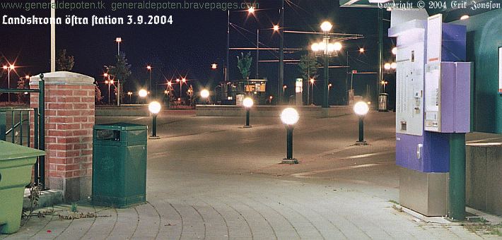 bild p&aring; Landskrona &ouml;stra station 3.9.2004