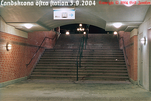 bild p&aring; Landskrona &ouml;stra station 3.9.2004