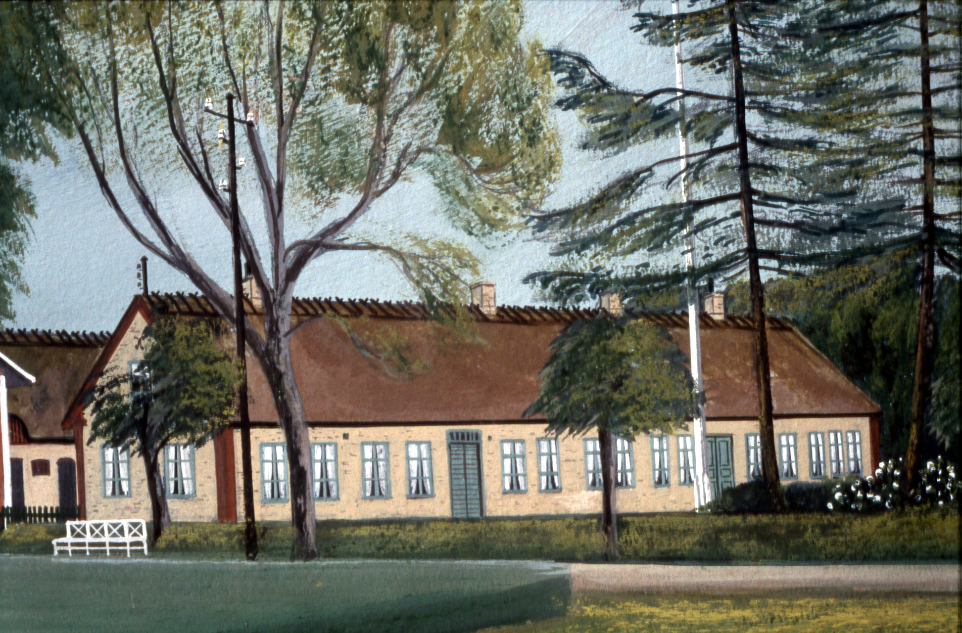 Gåramålning av Karstorp nr. 6 i Lomma. Foto: Erik Jonsson