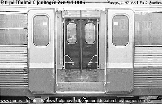 bild av X10 i Malm&ouml; 9.1.1983