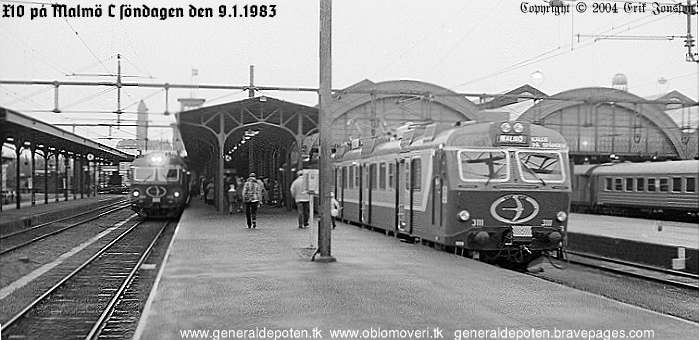 bild av tv&aring; X10 i Malm&ouml; 9.1.1983