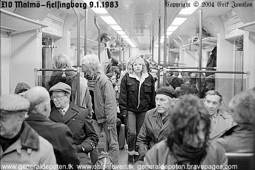bild av X10 Malmö-Helsingborg 9.1.1983