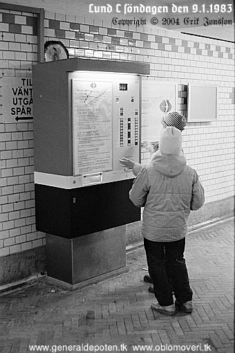 bild av undergången på Lund C den 9.1.1983