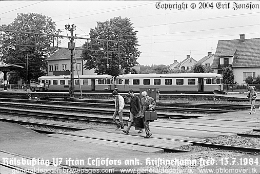 bild av r&auml;lsbuss Y7 ifr&aring;n Lesj&ouml;fors i Kristinehamn fredagen den trettonde juli 1984