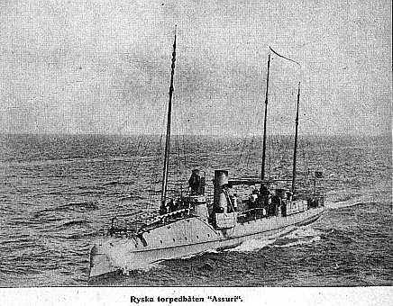 En rysk torpedjagare.