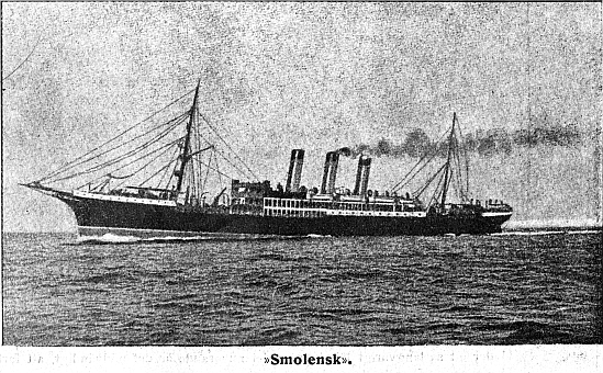 Den ryske hj�lpkryssaren Smolensk.